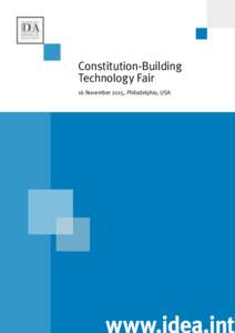 Constitution-Building Technology Fair Report November 2015