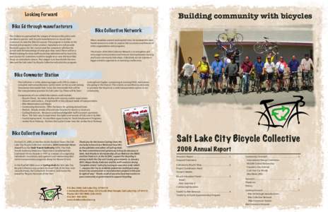 Building community with bicycles  Looking For ward Bike Ed through manufacturers  Bike Collective Net work