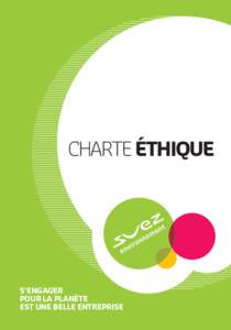 Charte Ethique de Suez Environnement