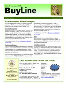 Buy  State Procurement Office Volume 1, Issue 1