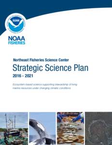 Northeast Fisheries Science Center  Strategic Science PlanEcosystem-based science supporting stewardship of living marine resources under changing climatic conditions