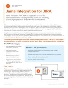 Software / Project management software / Jira / Jama Software / JAMA / Atlassian / Test management tools
