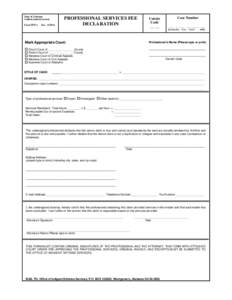 State of Alabama Unified Judicial System Form PFD-1 Rev
