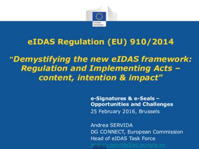 eIDAS Regulation (EU 