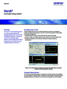 Datasheet  Verdi3 Automated Debug System  Overview