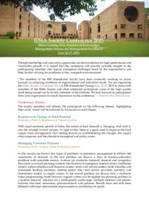 IIMA Society Conf._2015 - Brochure - Without Photo