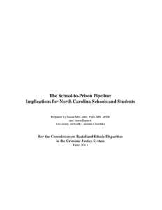 NCAJ School-to-Prison Pipeline Final Research Questions