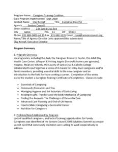 Microsoft Word - Caregiver Training Coalition PSA 13.doc