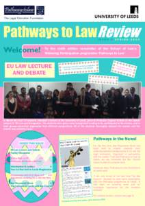Pathways to LawReview IS SU E I S S U E  Welcome!