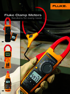 Fluke Clamp Meters  Solutions for every need 381