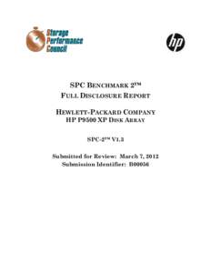 SPC Benchmark 2™ Full Disclosure Report
