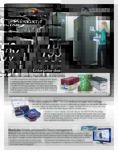 Enterprise storage at a reduced price point Enterprise tape storage is now more affordable with Spectra’s lower-cost version of its award-winning T950 Tape Library. This full-featured library model has all of the capab