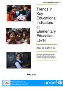 Draft for discussion[removed]Trends in Key Educational Indicators