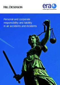 Personal and corporate responsibility and liability in air accidents and incidents 2