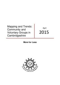 Mapping and Trends:   Community and Voluntary Groups in Cambridgeshire