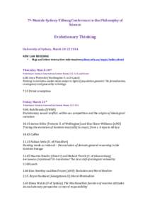   7th	
  Munich-­‐Sydney-­‐Tilburg	
  Conference	
  in	
  the	
  Philosophy	
  of	
   Science	
   	
  