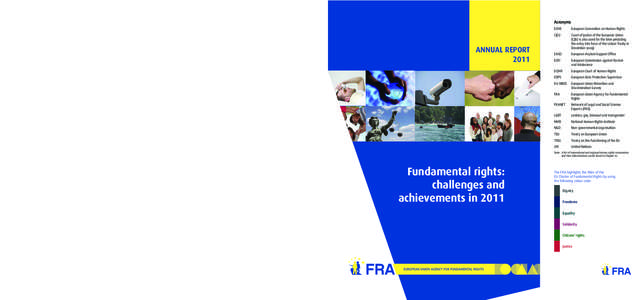 FRA Annual Report 2011 – Fundamental rights: challenges and achievements in 2011