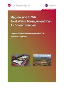 National Waste Programme Joint Waste Management Plan Page 2 of 14  MAGNOX and LLWR