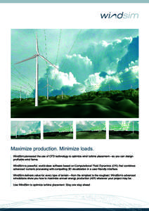 WindSim | Maximize production. Minimize loads.