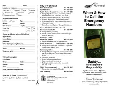 When & How to Call Emergency Numbers_2008.indd