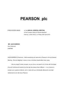           PEARSON  plc 