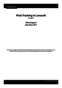 Pixel Tracking in Lavasoft VClient Support July 22nd, 2011