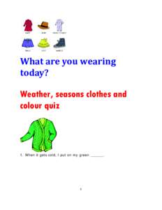 clothesweather - Quiz Press