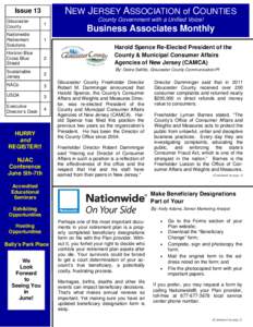 NEW JERSEY ASSOCIATION of COUNTIES  Issue 13 Gloucester County