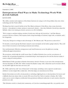 Entrepreneurs Find Ways to ...