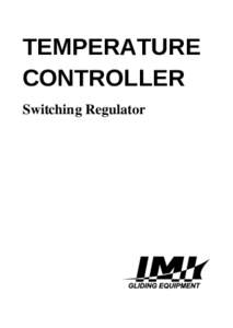 TEMPERATURE CONTROLLER Switching Regulator TEMPERATURE  CONTROLLER