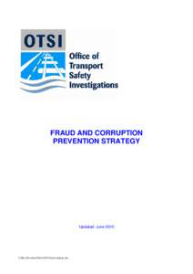 Fraud and Corruption Prevention Strategy