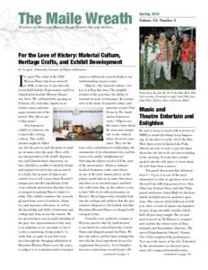 The Maile Wreath  Spring 2014 Volume 35: Number 3  Newsletter of Hawaiian Mission Houses Historic Site and Archives