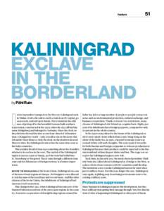 feature  51 KALININGRAD exclave