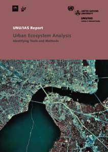 UNU/IAS Report  Urban Ecosystem Analysis Identifying Tools and Methods  Acknowledgements