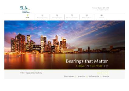 Annual Report Bearings that Matter Home  Navigating Strategy