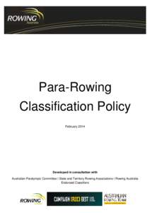Microsoft Word - Classification Policy 2014 Final Draft.doc