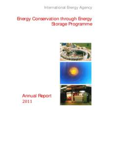 International Energy Agency  Energy Conservation through Energy Storage Programme  Annual Report