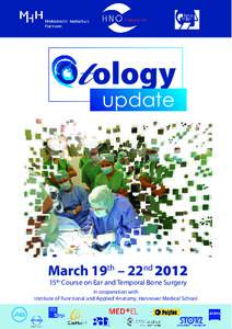 t  Otology Update Hannover 2012 O ology update