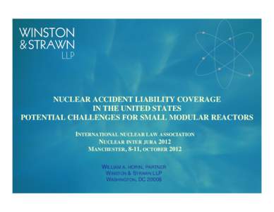 Microsoft PowerPoint - 1. Horin - Nuclear accident liability coverage in the United States
