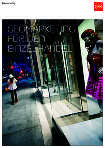 Geomarketing  Geomarketing für den Einzelhandel