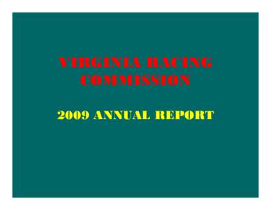 VIRGINIA RACING COMMISSION