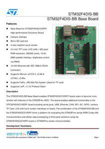 STM32F4DIS-BB STM32F4DIS-BB Base Board Features