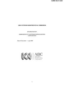 Microsoft Word - ABC submissions re submissions of Counsel Assisting re interim report.doc