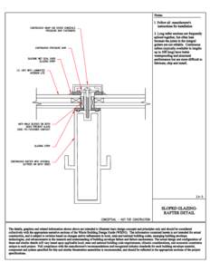 Building Envelope Design Guide: Sloped Glazing - Rafter Detail