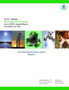 SUNY - Buffalo Environmental Assessment: Green MOU Annual Report November 26, 2013  Environmental Protection Agency