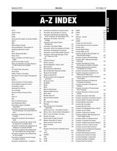 Sources  A-Z Index / 3 A-Z INDEX ACCC. . . . . . . . . . . . . . . . . . . . . . . . . . . . . . . . . .