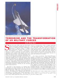 POLICY US Navy Artist’s concept of a US Navy version of the Joint Strike Fighter.  TERRORISM AND THE TRANSFORMATION