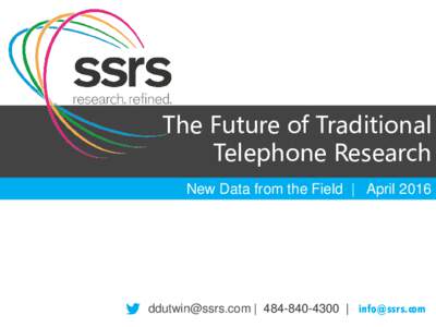 Telephony / Survey methodology / Technology / Electronics / Human communication / Gallup / Landline / Caller ID / Response rate / American Association for Public Opinion Research / Mobile phone / Telephone