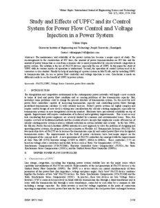 Energy / Flexible AC transmission system / Unified Power Flow Controller / Static VAR compensator / AC power / Voltage regulator / Inverter / Power flow study / Transformer / Electromagnetism / Electrical engineering / Electric power