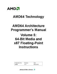 X86-64 / 3DNow! / Advanced Micro Devices / Opteron / Athlon / 64-bit / MMX / Debian / Computer architecture / X86 architecture / Computing